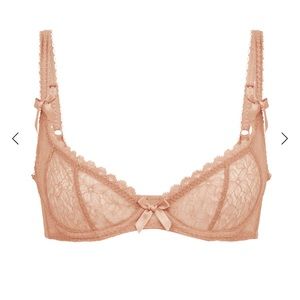 Agent Provocateur Aliza Demi Cup Plunge Underwired Bra 32D